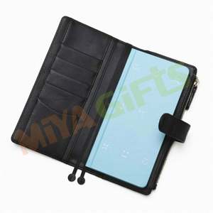 Cuaderno de encuadernación personalizado de cuero Croc PU para <span class=keywords><strong>hobonichi</strong></span> Week A6 B6 con cremallera y bolsillos con ranura para tarjeta de crédito - Product Image 2