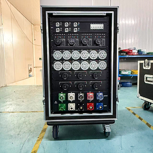 Distributeurs d'énergie portables 18U 3 phases 48 voies équipement de distribution d'énergie boîtiers <span class=keywords><strong>électrique</strong></span>s de scène - Product Image 5