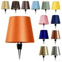 Lampe à vin LED à commande tactile sans fil, portable, rechargeable, lumière de table intégrée pour la décoration de restaurant, bar, maison