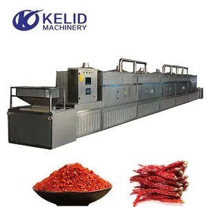 Red Pepper Automatic Tunnel Microwave Drying Machine