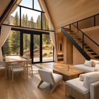 Maisons miniatures prêtes à être expédiées, maison triangulaire en conteneur moderne, 2 chambres, chalet personnalisé, villa préfabriquée de luxe, cabane Airbnb