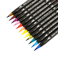 Stylo aquarelle non toxique stylo pinceau doux 100 couleurs ensemble Art marqueur stylos marqueurs copiques pour dessin