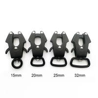 Mousqueton classique robuste en aluminium aéronautique pour laisse de chien |   Mousqueton à dégagement rapide pour câble, modèle MC-028, pour grands chiens