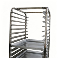 Chariot de boulangerie en acier inoxydable pour fours rotatifs de refroidissement, chariots à plateaux multi-niveaux pour pains et brioches