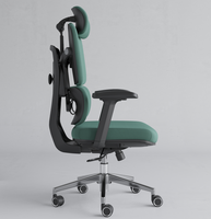 Chaise de bureau d'ordinateur moderne confortable chaise de bureau de direction réglable en tissu maillé de conception ergonomique pivotante