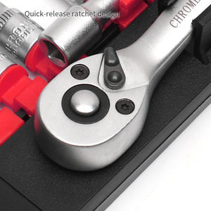 OEM 12-teiliger Original 72-Zahn 3/8 Zoll Chrom-Vanadium Steckschlüsselsatz mit Ratsche - Product Image 3