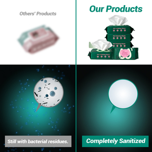 Lingettes humides écologiques en tissu non tissé PET, épaisses et durables pour le nettoyage complet du corps des animaux - Product Image 2