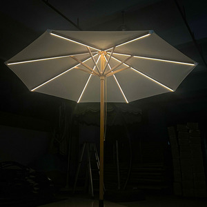 Parasol Solaire Électrique en Aluminium de Haute Qualité avec Éclairage LED, Résistant au Vent, Design Moderne, pour l'Extérieur (Vente en Gros) - Product Image 3