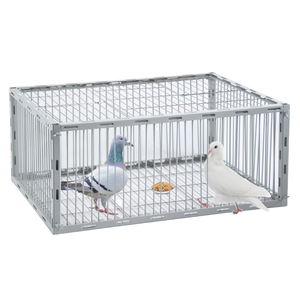 Jaula plegable de alambre de hierro para pájaros de nuevo diseño para loros, <span class=keywords><strong>palomas</strong></span>, casa de pájaros de Metal de alta calidad - Product Image 1