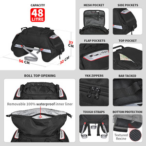 Free Sample Large Capacity <b>Scooter</b> Front Storage Bag Waterproof EVA Hard Shell Handlebar Bag Compatible Universal Carrying <b>Case</b> - Product Image 6