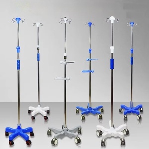 Stand Infus Medis IV Stand Penyangga Cairan Intravena yang Dapat Disesuaikan, Portabel, Nyaman, dan Tahan Lama - Product Image 1