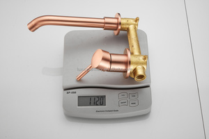 Màu Đỏ Bronze inwall giấu vòi nước đồng thau màu phòng tắm tap Mixer vòi - Product Image 6