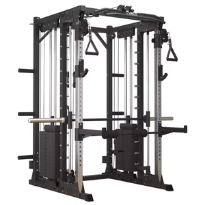 Gimnasio multifuncional entrenador integral Smith Rack comercial hogar Fitness equipo todo el cuerpo ejercicio muscular - Product Image 1