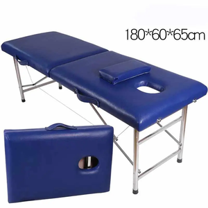 Table de Massage pliante en acier inoxydable Portable Design moderne lit facial pour les traitements de Salon de <span class=keywords><strong>SPA</strong></span> meubles de <span class=keywords><strong>SPA</strong></span> de beauté pliables - Product Image 4