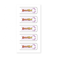 Tarjetas de Lotería de Desgarro con Diseño Personalizado, Impresión Digital, 5 Ventanas, Marca Huivo