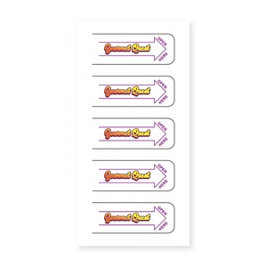 Billets de jeu à gratter à 5 fenêtres, conception personnalisée, impression numérique et sérigraphie - Product Image 3
