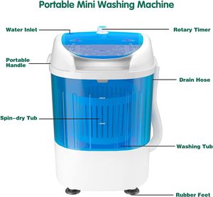 Portable Washing Machine with Dryer Foldable Washing Machine - Product Image 3