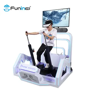 Funin VR 상업 게임 시뮬레이터 vr 스키 머신 공급 업체 vr 게임 가상 현실 9D 시뮬레이터 게임 센터