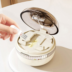 Portable Multi Functional Medicine Cutter Storage Box With Cover For Pill Splitting And Storage - Product Image 4