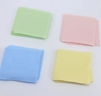 Chiffon de nettoyage pour lunettes en gros d'usine 13*13 Chiffon de nettoyage en microfibre pour lunettes pour écran et lentilles