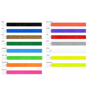 13.56MHz RFID 팔찌 일회용 티켓 <span class=keywords><strong>Tyvek</strong></span> 방수 종이 NFC 팔찌 이벤트 - Product Image 2