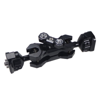 Bras magique à tête sphérique double diamètre 20mm avec goupilles de positionnement Arri 1/4 "3/8" vis pour A7C XT4 DSLR Camera Cage Rig Monitor Mount Support