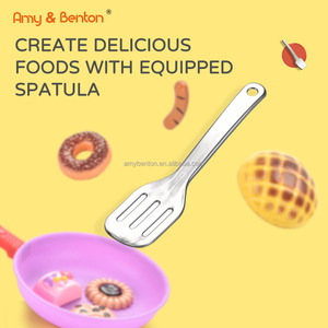 Vente flash Jouet de cuisine pour enfants, petit <span class=keywords><strong>chef</strong></span>, <span class=keywords><strong>jeu</strong></span> de rôle, ensemble de casseroles pour enfants avec nourriture de dessert, <span class=keywords><strong>jeu</strong></span> de cuisine d'intérieur pour enfants - Product Image 3