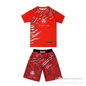 UFC Quick-Drying Breathable Sportswear for Men <strong>Women</strong> Children Sparring Suit with Front Logo for Muay Thai <strong>Shorts</strong> Training <strong>Boxing</strong> - Product Image 1