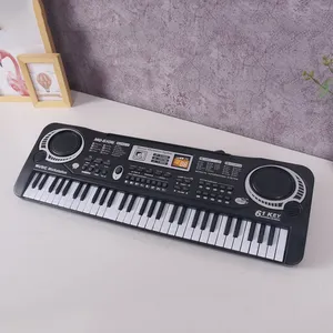 61 клавиша Черная Цифровая Музыкальная электронная клавиатура электрическое пианино детский подарок музыкальный инструмент электронная клавиатура