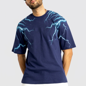 Men's High Street Style Breathable 180g Regular Fit Short Sleeve O-Neck Cotton Jersey T-Shirt - Product Image 1