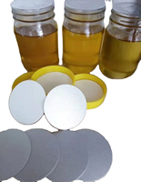 Opercule d'Étanchéité par Induction en Aluminium Stratifié avec PE, 24-110 mm, pour Bouteilles et Récipients en Verre et Plastique