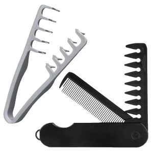 Peigne texturant à dents larges pour le volume et le lifting des racines, outil capillaire pour le contrôle des franges et la définition naturelle des couches - Product Image 1