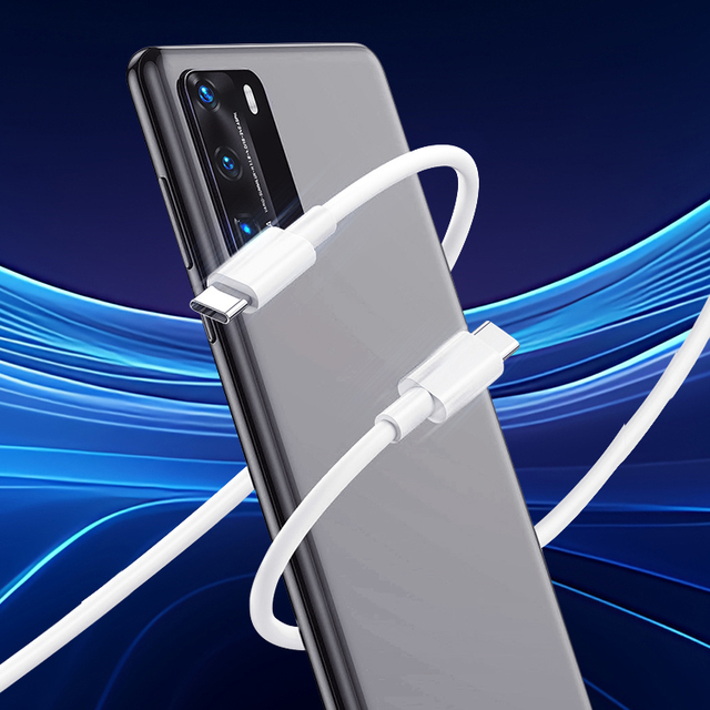 Us Stock Shipping 60W 3A Tpe Fast Charging Cable Thick Type-C to Type-C Light Data Cables for Iphone 15 16 Pro Max