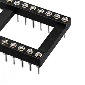 Đầu nối ổ cắm <span class=keywords><strong>IC</strong></span> lỗ tròn 2.54mm nhúng 6 8 14 16 18 20 24 28 Bộ chuyển đổi ổ cắm <span class=keywords><strong>IC</strong></span> 40 <span class=keywords><strong>pin</strong></span> dip6 DIP8 dip14 DIP16 dip18 dip20 DIP28 - Product Image 1