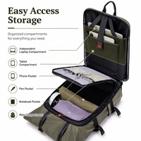 Fabricant de sacs à dos de voyage grande capacité OEM ODM, sac à dos extensible 58L pour ordinateur portable avec compartiment à chaussures et poche antivol