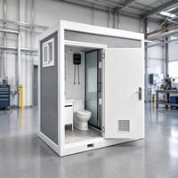 Unité de toilettes mobiles préfabriquées de qualité supérieure, livraison rapide, pour usage public