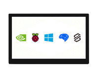 10 pièces 1 pouce QLED Quantum Dot Display 1280x720 IPS Écran G G Panneau En Verre Trempé Haute Compatibilité Tactile Capacitif