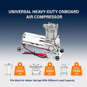 फिएट डनैटो के लिए 8 इंच बेल्ट कंप्रेसर दबाव गेज के साथ दो-तरफा एयर मैनेजमेंट एयर सस्पेंशन - Product Image 4