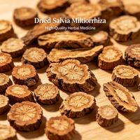 Racine de Salvia Miltiorrhiza séchée (Danshen) – Matière première végétale pour tisanes, boissons fonctionnelles, aliments naturels et additif antioxydant