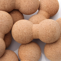 Boules de massage en liège massif Corlo 5cm-20cm – Écologiques et légères pour la thérapie par points de pression, le yoga et le Pilates – Prix de gros