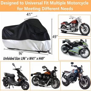Housse de <span class=keywords><strong>moto</strong></span> imperméable et coupe-vent personnalisée avec logo 190T pour VTT noir - Product Image 6