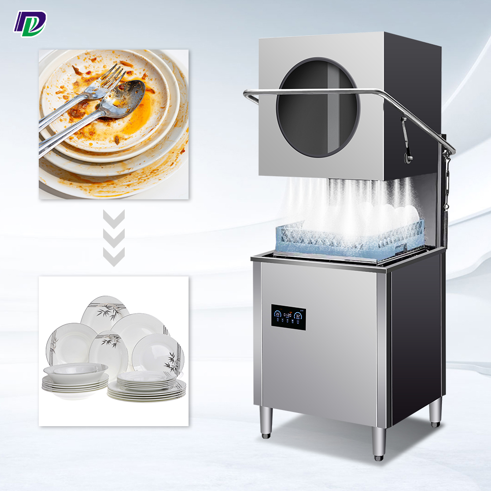 Commercial Hotel Restaurant Automatic Dishwasher Machine Kitchen Smart Industrial Freestanding Dishwasher Manufacturer