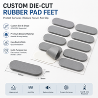 Patins en caoutchouc EVA et silicone découpés sur mesure, auto-adhésifs, antidérapants et étanches pour la protection des meubles et des appareils électroniques (OEM/ODM)