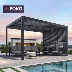 Eoko Eenzijdige Sluiterschaduw Zonnescherm Bioklimatisch Aluminium Paviljoen Tuinhuisje Pergola - Product Image 1