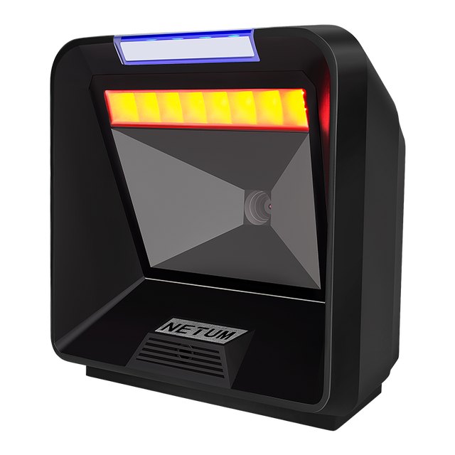 NT-2080 2D / QR Omnidirectional Barcode Scanner Flatbed Desktop Bar Code Reader for Store NETUM