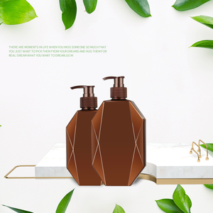 Logo personalizzato 200ml/300ml PET oro <span class=keywords><strong>rosa</strong></span> Shampoo balsamo bottiglie biodegradabili 8 oz vasetti tappo a vite pompa per lozione dentifricio - Product Image 2