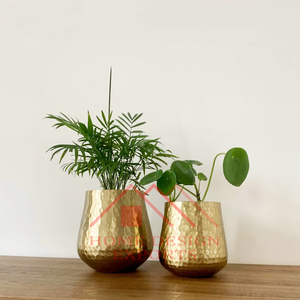 2025 Hot Selling Decorative Brass Planter Best Selling Brass Planter Round Decorative - Product Image 6