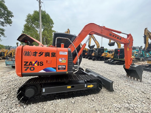 Excavadoras originales de 7 toneladas Hitachi ZX70 para trabajos de movimiento de tierras Excavadora Hitachi ZX70 con hoja - Product Image 3