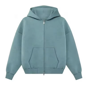Tuta Sportiva Unisex con Spalle Scivolate, Stile Scozzese, Tasche Nascoste, Senza Coulisse, Felpa con Cappuccio Personalizzata, Vestibilità Ampia - Product Image 4