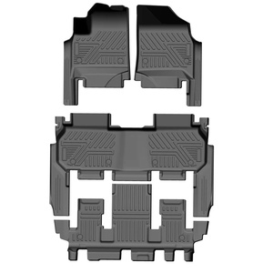 Tapis de sol de voiture faciles à nettoyer, 5D, en caoutchouc TPE, imperméables, antidérapants, couverture complète, 4 pièces, pour Chevrolet Traverse 2025 - Product Image 1